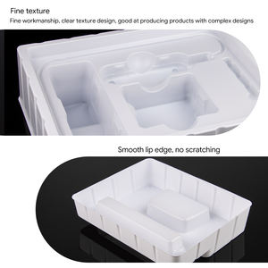 PS materiales reciclados textura fina plástico dentadura bandeja de embalaje para la venta de exportación - Product Image 3