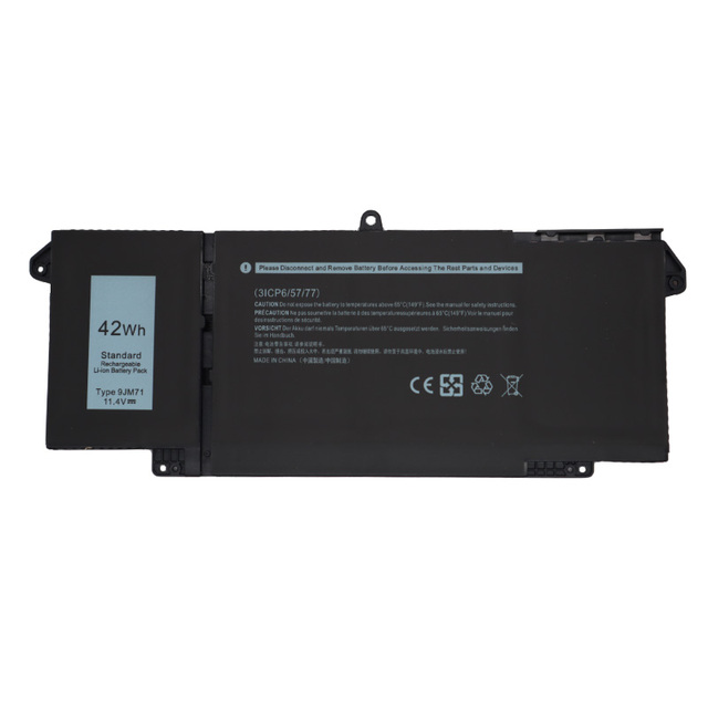 42Wh 9JM71 Lithium Ion Laptop Battery for Dell Laptop Latitude 5320 7320 7420 7520 Series with Multiple Safety Features