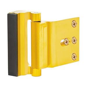 Corps de serrure de porte en aluminium pour porte en bois, durable, argenté, 155g, DL016 - Product Image 5