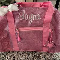 Pochette de voyage pour femme, sac de Ballet à paillettes, sacs de sport personnalisés, vente en gros