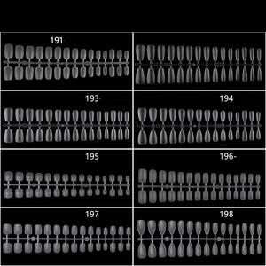 Ponta de unha de gel macio, 240 peças, cobertura completa, longa, transparente, para unhas, artificiais, com embalagem personalizada, venda imperdível - Product Image 6
