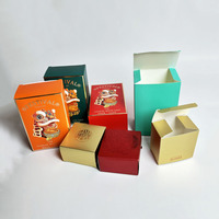 Boîte à biscuits personnalisée de haute qualité avec dorure et impression couleur intégrale, emballage en papier pliable