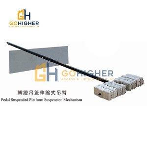 Andamio de plataforma suspendida manual, máquina mecánica de trabajo aéreo, góndola, plataforma de trabajo semieléctrica - Product Image 4