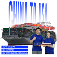 Livraison à domicile, transitaires DDP Chine-Canada, marchandises lourdes, livraison entrepôt Amazon FBA 3PL, fret maritime LCL FCL