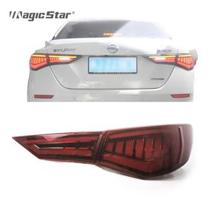 Nieuwe rode <span class=keywords><strong>LED</strong></span> achterlicht voor Sylphy Sentra 2020-heden 12V auto retrofit/upgrade knipperlicht remlicht met één jaar garantie - Product Image 1