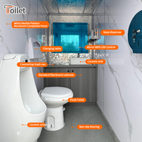 Rimorchio Bagno Mobile Multi-Cabina Personalizzabile con Freno a Singolo Asse per Eventi Esterni - Fornitura OEM all'Ingrosso per Progetti