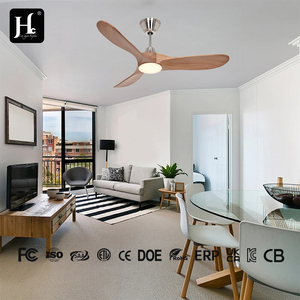 Modern Home <b>Ceiling</b> <b>Fan</b> <b>with</b> LED Lights, <b>Remote</b> Control, DC Motor, 6 Speeds, 3 Blades, 48-Inch, Dimmable - Product Image 3