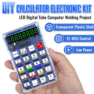 DIY Electronic Kit LED Digital Tube <strong>Calculators</strong> 51 Microcontroller Control Resistance Conversion DIY Soldering Projects - Product Image 1