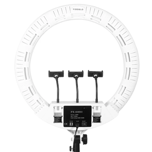 Lampe annulaire 100W FS 640II Photographie vidéo Diffusion en direct Youtube Vlog Fill Ring Light Eyelash Artist avec trépied de 2m - Product Image 2