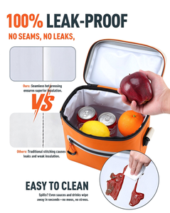 Custom Tarpaulin Cooler <b>Bag</b> Portable Insulated Shoulder <b>Bag</b> Waterproof Leak-Proof 7L Casual Letter Lunch Beverage Travel Camping - Product Image 5