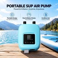 Pompe à air sans fil 20 PSI pour SUP, gonfleur et dégonfleur électrique rechargeable pour planche à pagaie avec affichage numérique pour tente gonflable