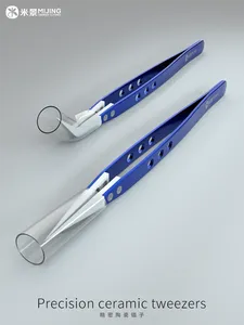 <span class=keywords><strong>Pinzas</strong></span> Ultrafinas <span class=keywords><strong>de</strong></span> Cerámica y Acero Inoxidable Antiestáticas MiJing para Reparación <span class=keywords><strong>de</strong></span> Placas Base <span class=keywords><strong>de</strong></span> Teléfonos - Product Image 4