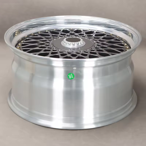 Rueda de coche de pasajeros personalizada de aleación de aluminio forjado de dos piezas con malla retro para vehículos europeos y reacondicionamiento general. - Product Image 2