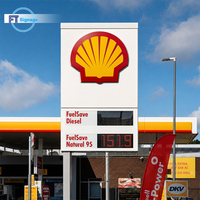 Panneau de signalisation personnalisé pour station-service, panneau d'affichage numérique LED extérieur pour les prix du carburant pour station-service