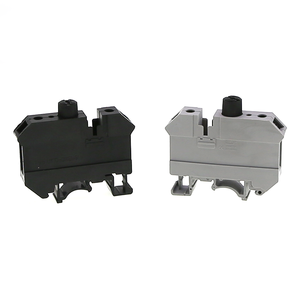 ZLS UK-10RD черный предохранительный терминал, никелированный медный 2-полюсный Промышленный терминал, 16 плоских или менее - Product Image 1