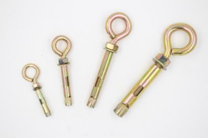 Bu lông móc chữ O bằng thép cacbon mạ kẽm vàng M6 M8 M10 M12 đóng gói - Product Image 5