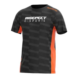 Quick Dry Oem Odm E-Sport Game Competition Sublimation Sports Team Wear Esports T Shirt Video Game T-Shirt