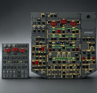 Hardware de Pantalla para Simulador de Vuelo DIY, Compatible con HDMI y USB, Funciona con Múltiples Software Populares de Simulación de Vuelo