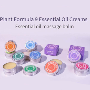 Bálsamo de Masaje con Aceites Esenciales al por Mayor, Bálsamo Sólido de Aromaterapia para Dormir, Masaje Muscular, Bile, Estómago, Jengibre, Moxa, Bálsamo de Masaje Afrutado <span class=keywords><strong>en</strong></span> Envase de Tarro - Product Image 5