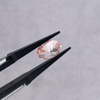 Diamanti ovali rosa Starsgem da 1ct, 1.5ct, 2ct, 2.5ct, 3.5ct, 4ct, colore rosa intenso, brillanti, diamanti coltivati in laboratorio.