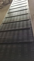 Chaîne de convoyeur à plaques traitées spécialement, revêtement PTFE, oxyde noir