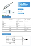 Capteur de pression jauge de contrainte PT-PF1 Capacité 40Mpa60Mpa80Mpa Balances de pesage Instruments Capteur de force Transmetteur de pression