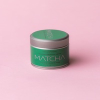 Boîte de conserve en métal personnalisée, étanche à l'air, 30g 40g, thé argenté au fini mat, boîte de conserve vide en métal avec couvercle à vis