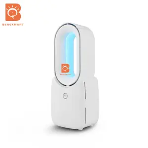 Benexmart Tuya Smart No-Blad Ventilator Met Kleurrijke Nachtlampje Alexa Google Home Control Baby Care Lage Noise Bladloze fan