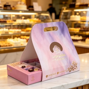 Custom Dessert Food Gift Box Coffee Series Packaging Takeout <strong>Baklava</strong> Chocolate Dates Box Kernels Tiramisu Cake Box - Product Image 2