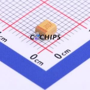 CA55-B6R3M107T Tantalum <b>Capacitor</b> CASE-B-3528-19(mm) ( Capacitance: 100uF )( Precision: 20% Rated Voltage: 6.3V ) - Product Image 1