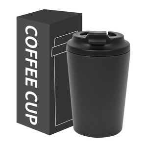 Factory Wholesale Insulated White Travel Coffee <b>Cup</b> with Black Lid - Keep Your <b>Reusable</b> Vacuum Insulated Sport Water Bottles - Product Image 3