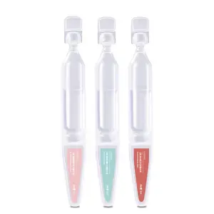 New product soft ampoule face serum disposable BFS hyaluronic acid nicotinamide salicylic acid face serum ampoules