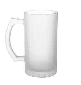 Sublimation beschichtung artikel Glas bierkrug und 16 Unzen Heiß pressdruck glas becher