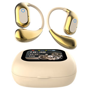 Casque de jeu sans fil WESDAR à crochet d'oreille Bluetooth 5.2, son surround 3D, étui avec affichage numérique de la puissance, autonomie de 6h, faible latence - Product Image 1