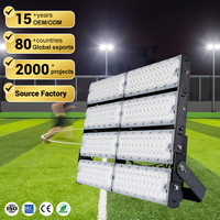Reflector LED para Estadio de Alta Potencia, Impermeable IP66 para Canchas de Tenis, 100w 200w 300w 400w 500w 600w 800w 1000w