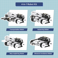 Qtruck Programmierbarer Roboter mit micro:bit Programmierbarem Roboter-Fahrgestell-Design Unterstützt Handlebit-Steuerung