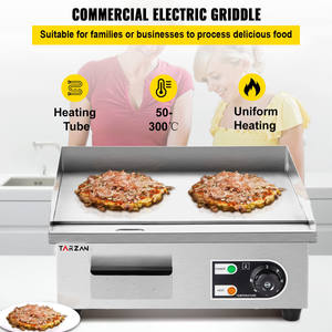 อุปกรณ์ครัวเชิงพาณิชย์สำหรับ<span class=keywords><strong>ร้าน</strong></span><span class=keywords><strong>อาหาร</strong></span>ฟาสต์ฟู้ด โรงแรมอุตสาหกรรมทาร์ซาน ชุดเตาไฟฟ้าแบบแผ่นรีด - Product Image 5