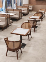 Meubles de restaurant personnalisés : banquettes, tables et chaises pour cafés, salons de desserts, espaces de détente et salles de réunion