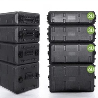 Estuche de Transporte Personalizado de 19 Pulgadas (260/390 mm) para Instrumentos Musicales, Estuche de Transporte para DJ, Estuche de Transporte Resistente a Impactos de PE para Micrófono, 2U, 3U, 4U, 6U