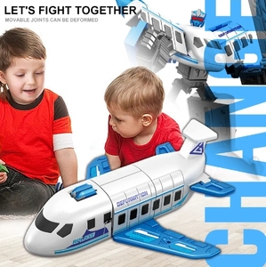 DIY <span class=keywords><strong>Robot</strong></span> Asamblea Transformación Die-Cast Modelo de avión Deformación <span class=keywords><strong>Robot</strong></span> Figuras DE ACCIÓN Juguetes para niños - Product Image 6