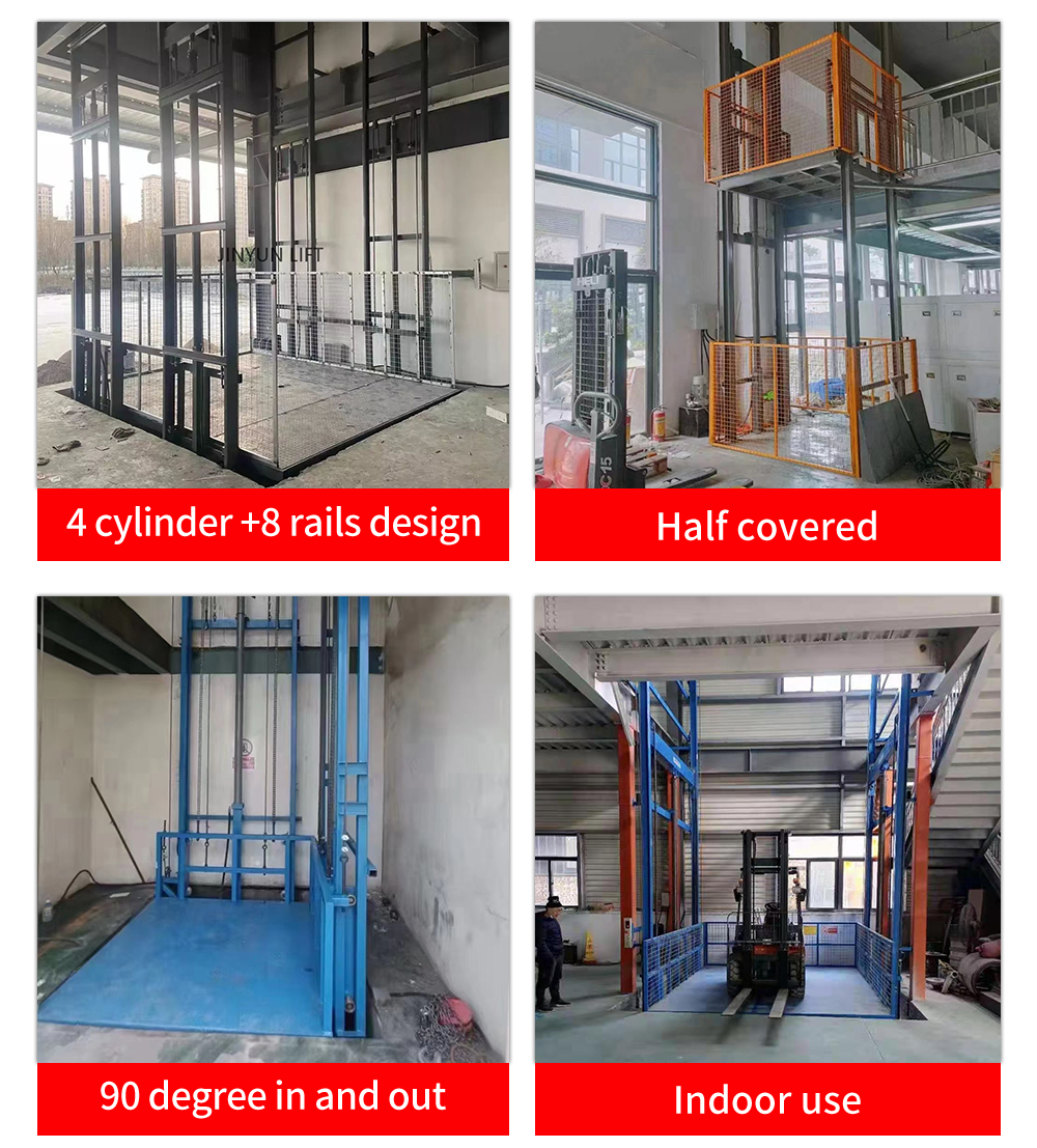 Material Lifting Platform Electric Small Goods Lift Vertical Guide Rail  Cargo Lift for Sale| Alibaba.com