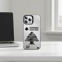 Étui de téléphone pour passeport en cèdre du Liban, peinture UV, pour iPhone 17 16 15 14 13 12 11 Pro Max, luxe, DIY, TPU mat, anti-traces de doigts