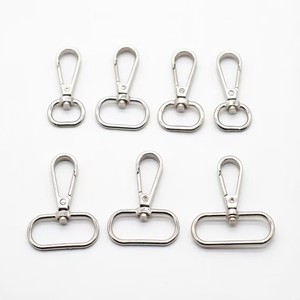 Zinc Alloy <b>Snap</b> <b>Hook</b> Bag Hardware With Iron Wire <b>Hook</b> For Keychain Pendant And Pet Use - Product Image 3