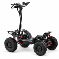 Trottinette électrique tout-terrain NFC Start Young and Teen à quatre roues motrices 4000W avec batterie amovible et siège