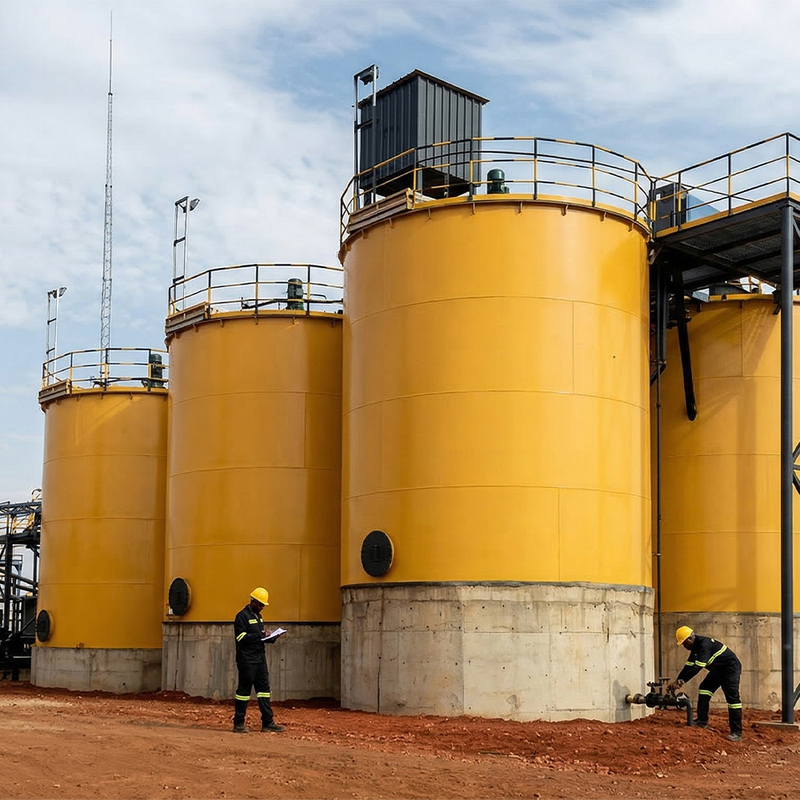 High Efficiency Cyanidation Leaching Agitator Tank