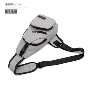 Bolso de Pecho y Hombro de Nylon para <span class=keywords><strong>Hombre</strong></span>, Diseño Deportivo Casual Multifuncional con USB, Nuevo 2025 - Venta Directa de Fábrica 33*16 - Product Image 6