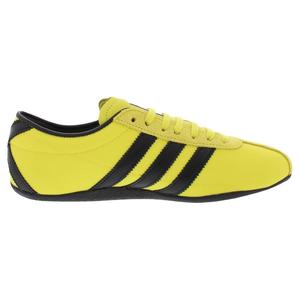 Chaussures Adidas Tokyo en cuir pour femme, couleur Pure Sulfur, marron foncé, or métallisé, style basketball - Product Image 2