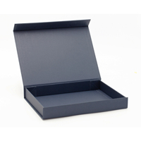 Boîte cadeau personnalisée avec logo en relief en forme de livre rigide coffrets cadeaux avec couvercle à fermeture magnétique boîte d'emballage de vêtement costume homme noir