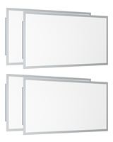 Lampe de plafond LED à panneau plat pour bureau, salle de classe, hôpital, 2FTX4FT, 40W, 72W, 130Lm/W, 0-10V, dimmable, 4000K, CE, ROHS