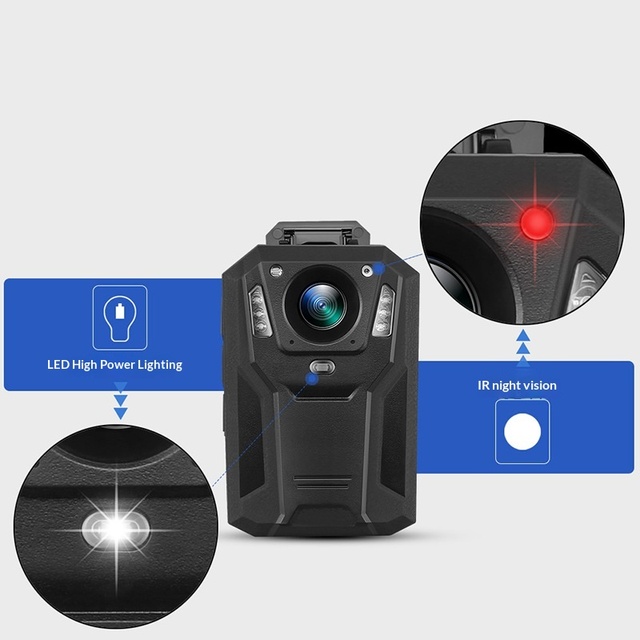 Good Quality IP66 Wide Angle 4G Global Version PTT Function Portable 1296P Video Body Camera